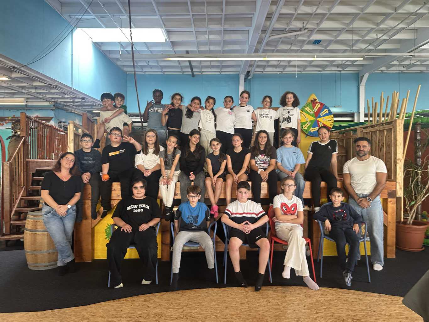 Klasse 5a im Tiki-Kinderland