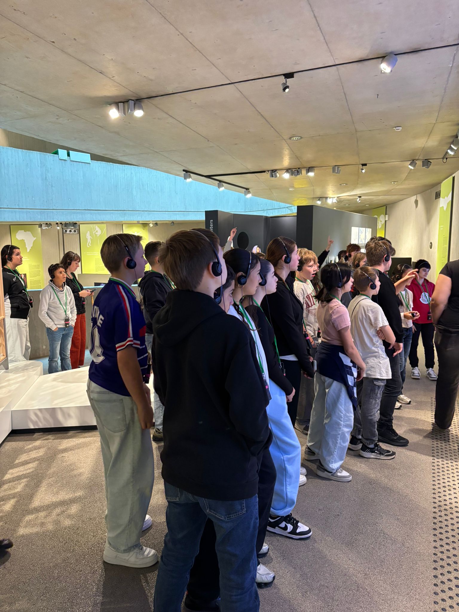 Klasse 7f im Neandertalmuseum